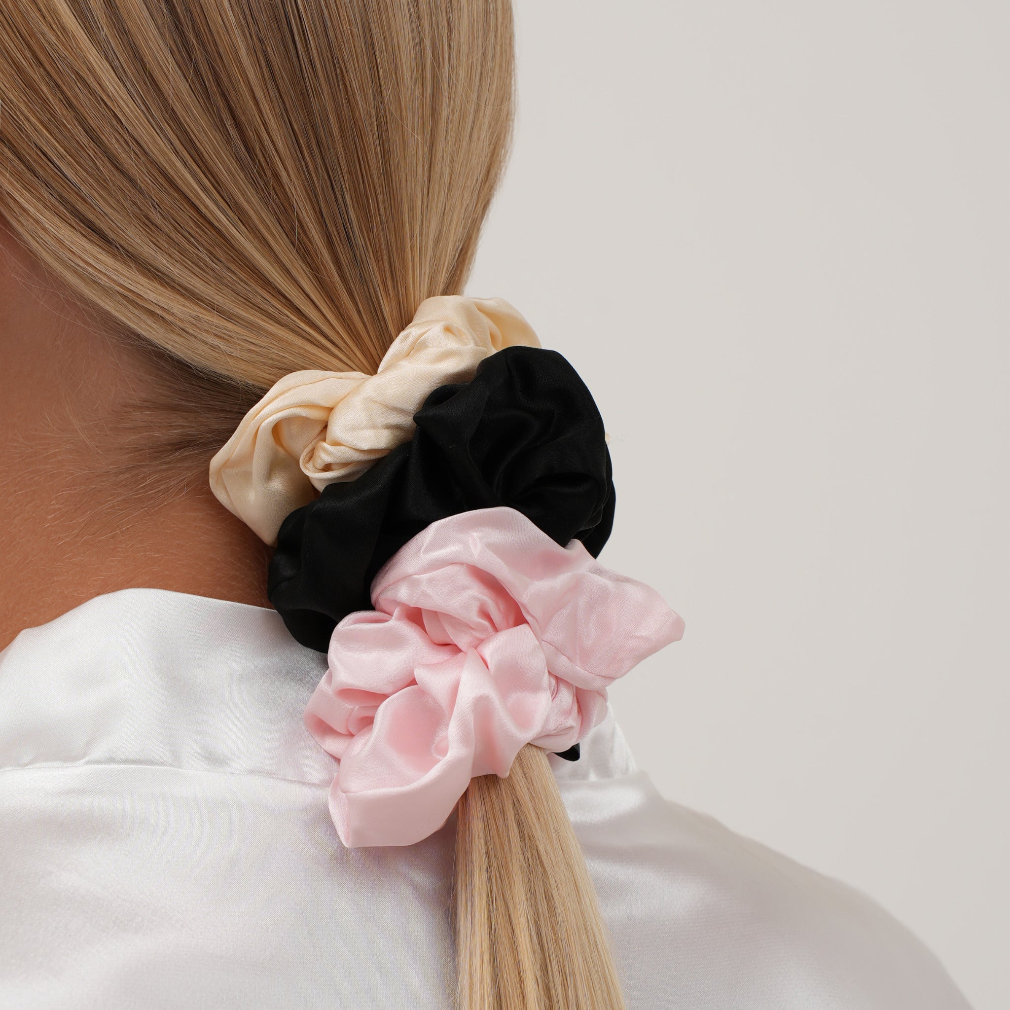 Premium Silk Scrunchies - Grandeur Set
